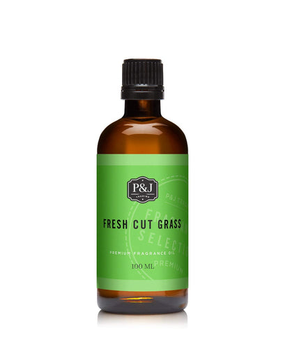 P&J Trading Fresh Cut Grass Scented Oil 100ml - Fragrance Oil for Candle Making, Soap Making & Diffusers