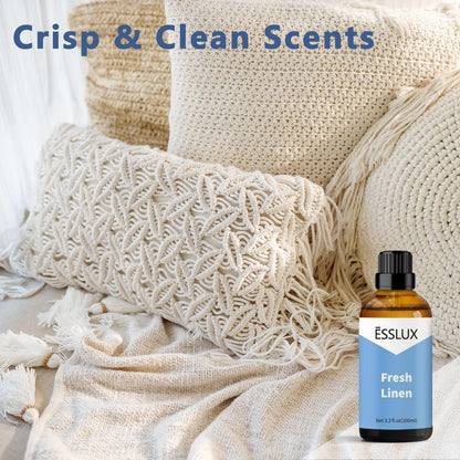 Fresh Linen Fragrance Oil 100 ml - ESSLUX | Clean Aromatherapy Oils