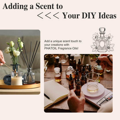 PHATOIL Fresh Linen Fragrance Oil – 100ML for Diffusers, Soap & Candle Making