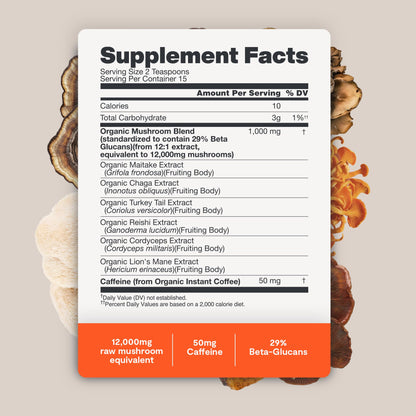 FreshCap Mushrooms Coffee 12,000 mg – Organic 6 Adaptogenic Mushrooms