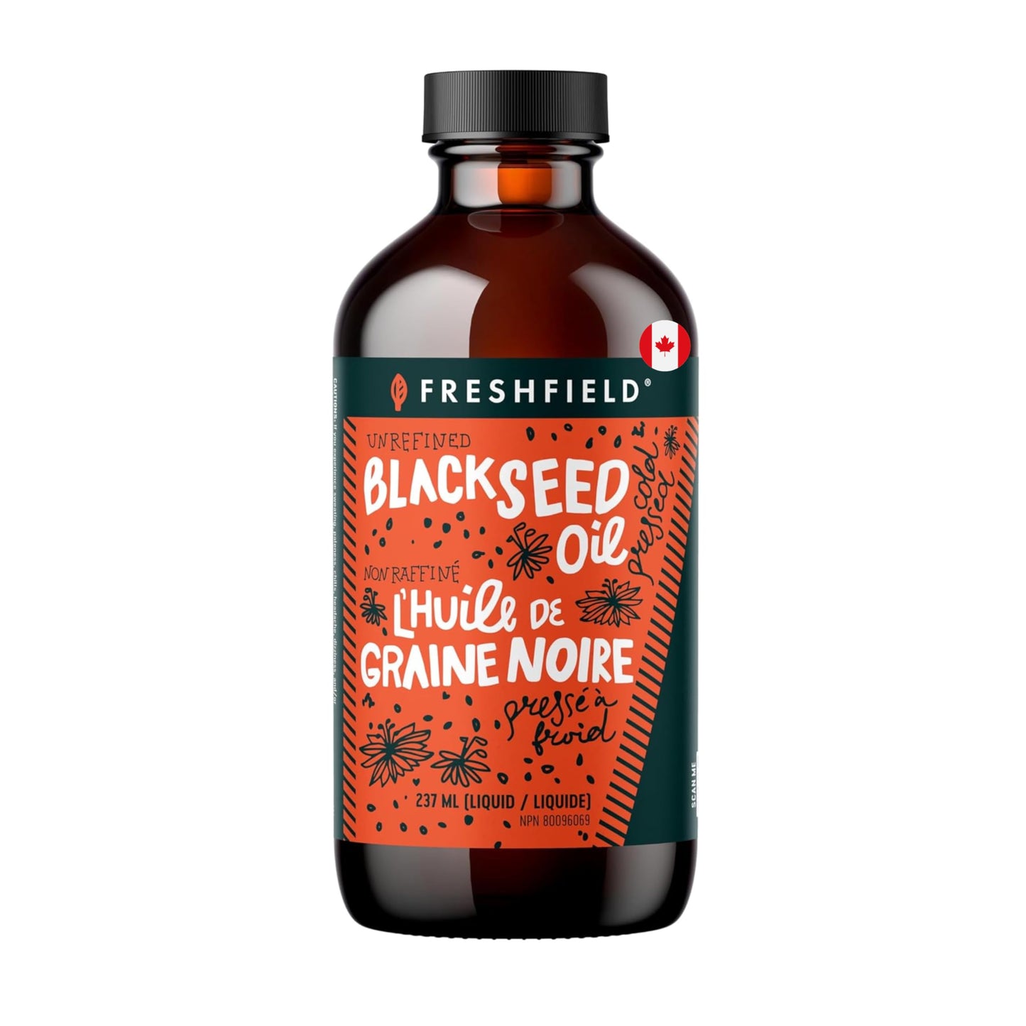 Freshfield Black Seed Oil | Cold-Pressed, Vegan Friendly, Ultra Strength | Nigella Sativa | 8 oz