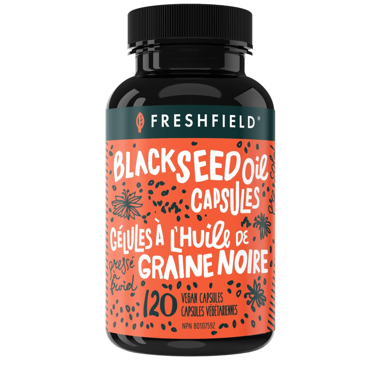 Freshfield Black Seed Oil Ultra Strength Thymoquinone – Nigella Sativa (120 Capsules)
