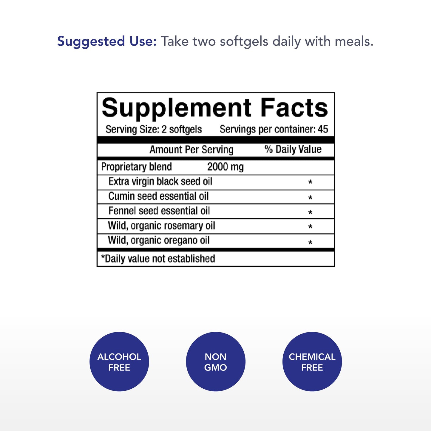 Physician’s Strength Black Seed Oil Gelcaps – 90 Softgels – Freshly Cold-Pressed, Non-GMO