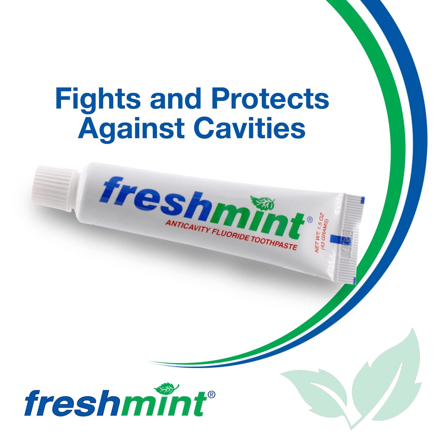 144 Tubes Freshmint® 1.5oz Anticavity Fluoride Toothpaste – No Boxes