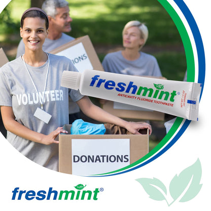 144 Tubes Freshmint® 1.5oz Anticavity Fluoride Toothpaste – No Boxes