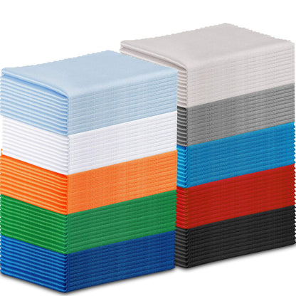 Frienda 100 Pcs Microfiber Cleaning Cloths - 7 x 6 in for Screens & Lenses
