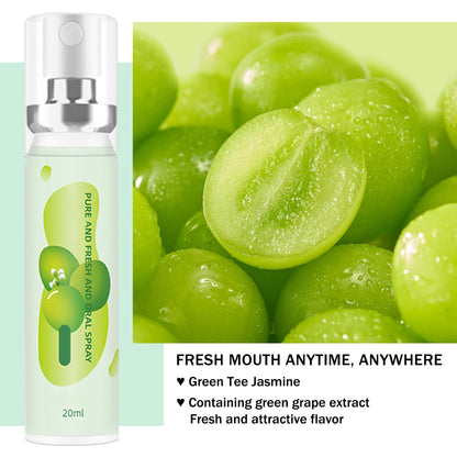 6PCS Fruit Mouth Spray – 3 Flavors Breath Freshener, Portable Long-Lasting Oral Care for Adults