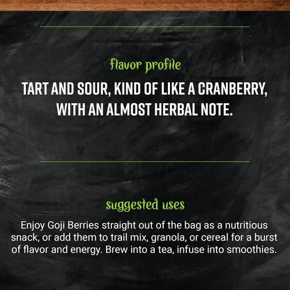 Frontier Bulk Goji Berries Whole (Gou Qi Zi, Lycii), 16 Ounce