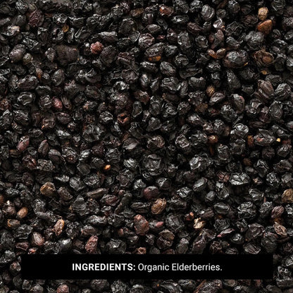 Frontier Co-op Organic Dried Elderberries, European Whole — Non-GMO, Kosher, 16 oz (Pack of 2) BritishVita | Premium UK Vitamins & Wellness Supplements