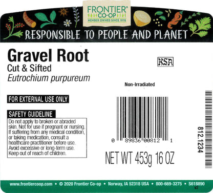 Frontier Co-op Gravel Root 1lb – Cut & Sifted, Wildcrafted (Eutrochium purpureum)