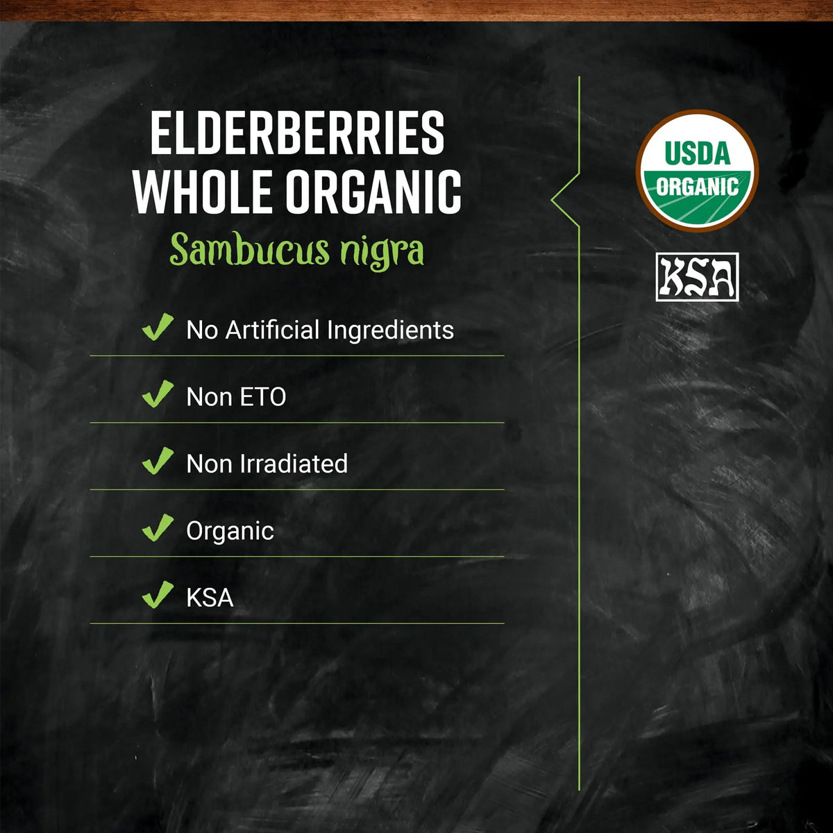 Frontier Co-op Organic Dried Elderberries, European Whole — Non-GMO, Kosher, 16 oz (Pack of 2) BritishVita | Premium UK Vitamins & Wellness Supplements