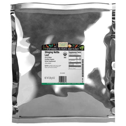 Frontier Co-op Organic Nettle Leaf, Cut & Sifted for Nettle Tea — Kosher, 16 oz (Pack of 2) BritishVita | Premium UK Vitamins & Wellness Supplements