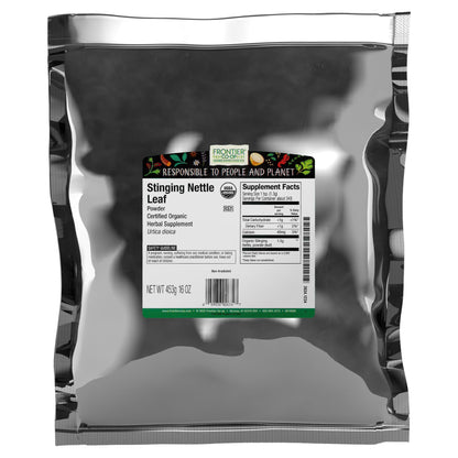 Frontier Co-op Organic Ground Stinging Nettle Leaf 1lb | Organic Nettle Leaf for Teas & Cooking