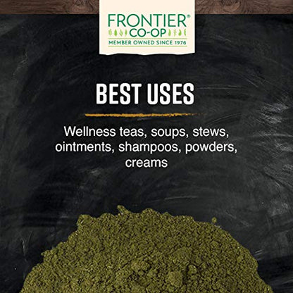 Frontier Co-op Organic Ground Stinging Nettle Leaf 1lb | Organic Nettle Leaf for Teas & Cooking