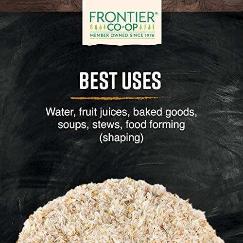 Frontier Co-op Organic Psyllium Husk 1lb – Whole Husk, Organic & Kosher