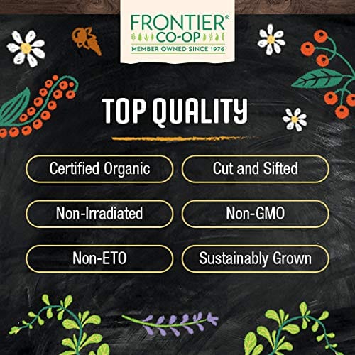 Frontier Co-op Stevia Herb – Cut & Sifted Green, Certified Organic | 1 lb Bulk