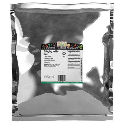 Frontier Co-op Organic Stinging Nettle Leaf – 1lb Bulk, Cut & Sifted (Kosher Certified)