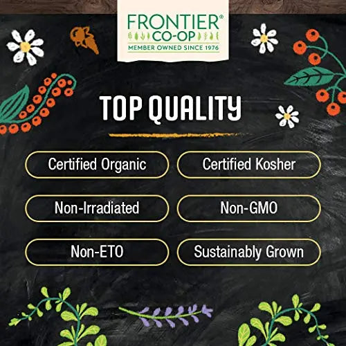 Frontier Co-op Organic Nettle Leaf, Cut & Sifted for Nettle Tea — Kosher, 16 oz (Pack of 2) BritishVita | Premium UK Vitamins & Wellness Supplements