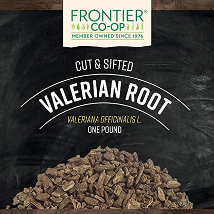 Frontier Co-op Valerian Root 1lb - Cut & Sifted, Kosher, Bulgaria-Sourced