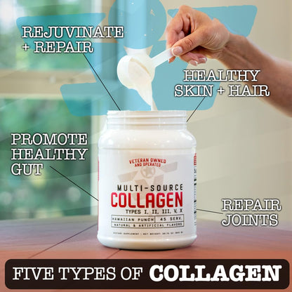 Frontline Multi-Source Collagen – Hair, Skin & Nails (Chocolate Peanut Butter)