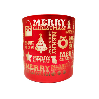 Christmas Frosted Berry Soy Candle - 5oz, 30+ Hours Burn | Festive Gift
