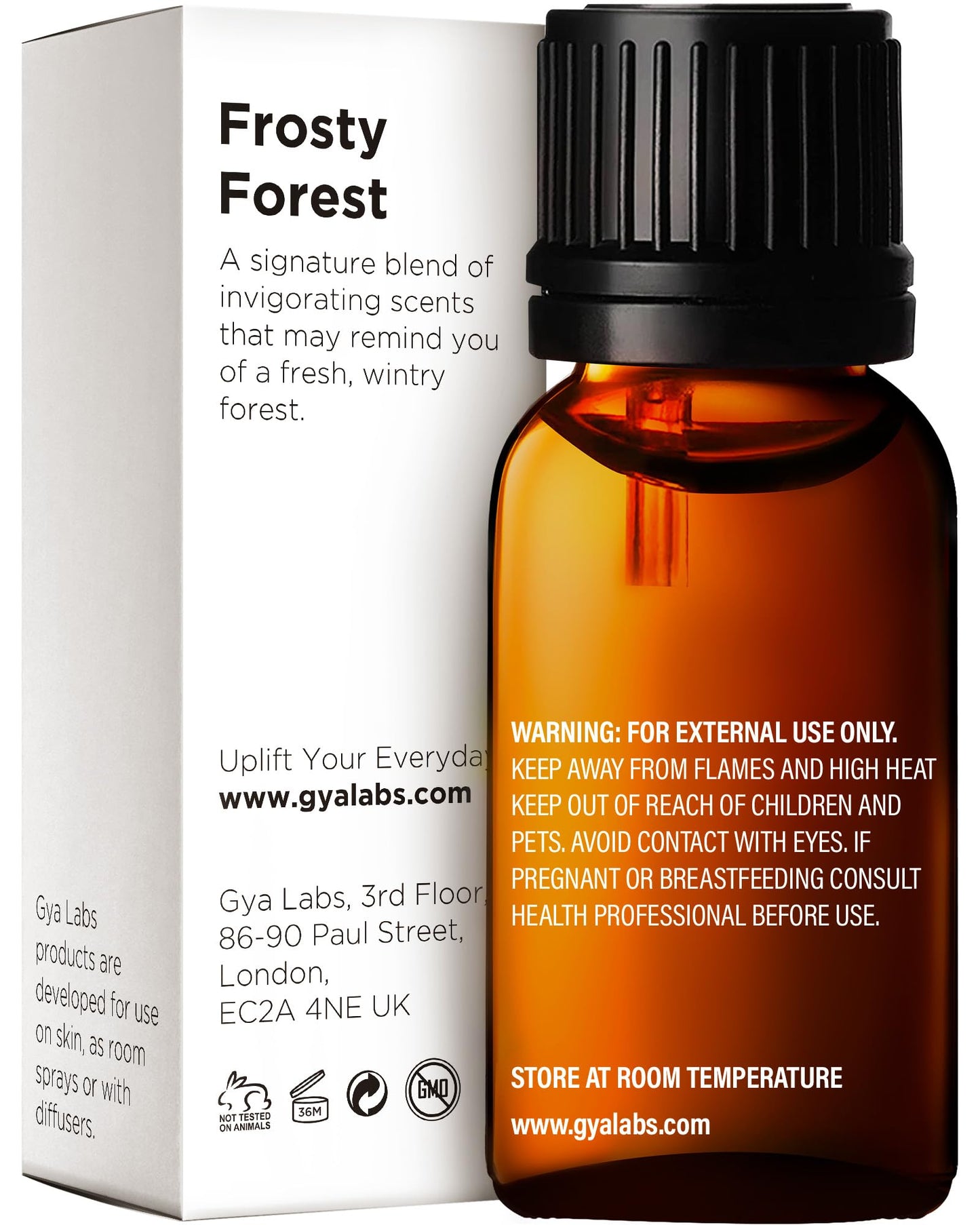 Gya Labs Frosty Forest Essential Oil Blend - Revitalizing & Invigorating (0.34 Fl Oz)