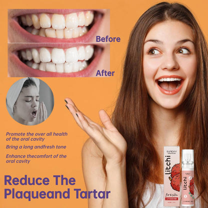 Fruit Oral Breath Spray - Natural Fresh Breath, Portable Dry Mouth Spray for Bad Breath