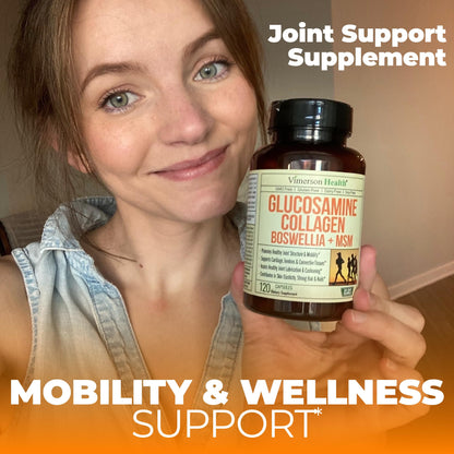 Glucosamine Chondroitin MSM with Hydrolyzed Collagen – Joint Support