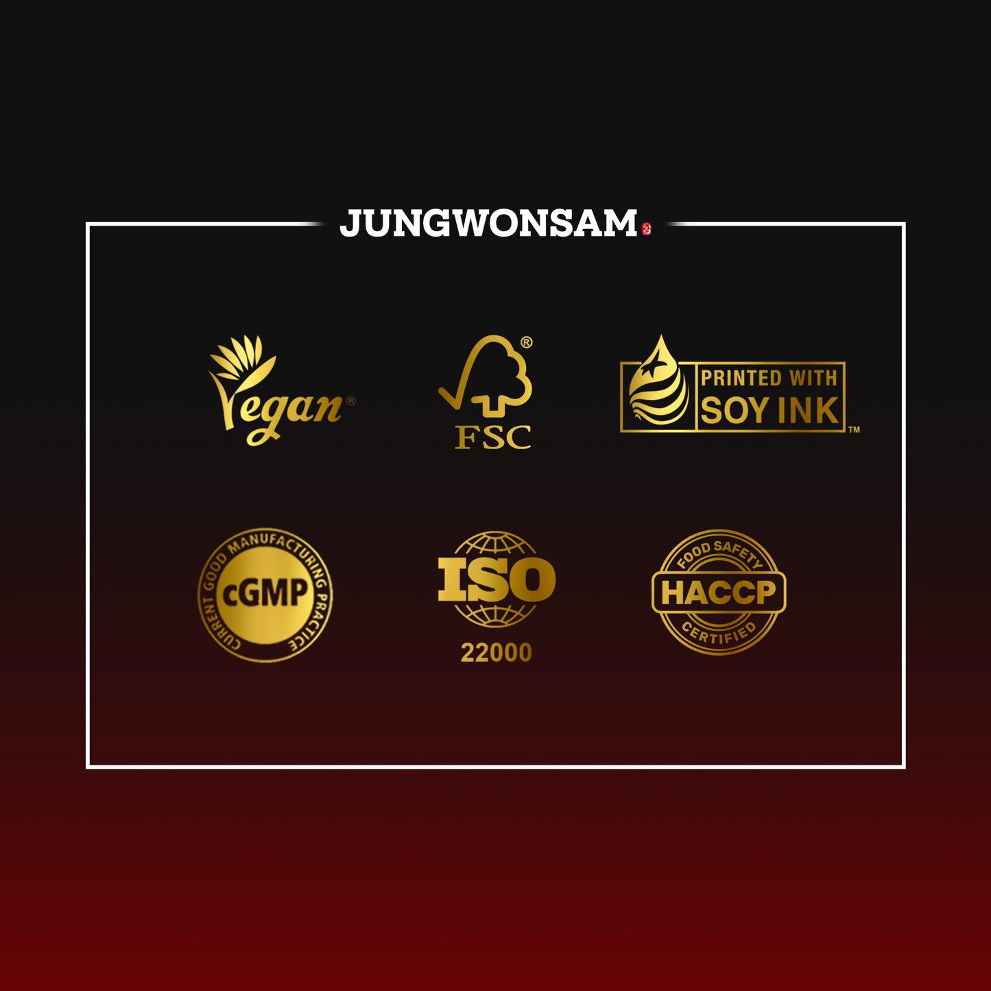 JUNGWONSAM 6-Year Korean Red Ginseng 365 | 30 Sticks | Vegan | 7mg Ginsenosides Per Stick