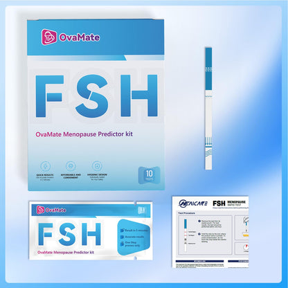 Menopause Rapid Test – FSH Hormone Test at Home (10 Strips)