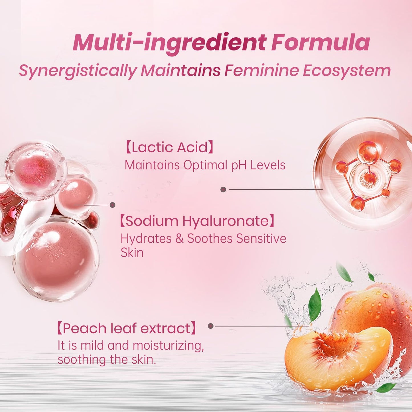 fu yan jie Peach Leaf Feminine Wash — pH-Balanced, Hydrating & Gentle Hygiene (220ml)