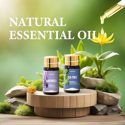 FUHITIM 90 Pcs Essential Oil Set – Gift Set for Diffuser, Massage, Soap & Candles