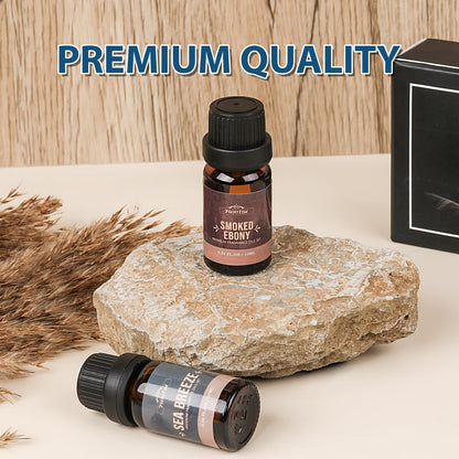FUHITIM Fragrance Oil - Charming Men's Set (6x10ml) for Diffuser, Candle & Soap Making