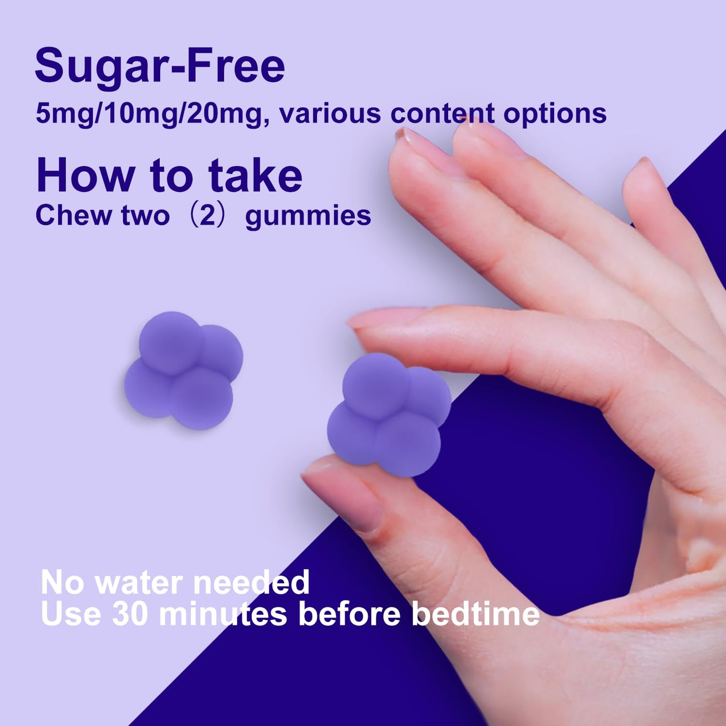FUJI ORCHARD Melatonin Gummies 5mg – Sleep Aid, Sugar Free, Vegan | 60 Gummies