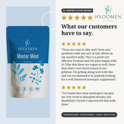 Mastermind Caffeine-Free Nootropic Supplement Hyoomen