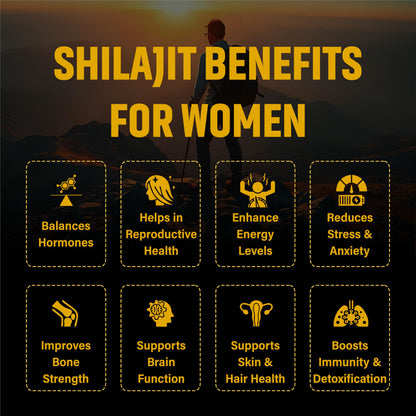 Premium Black Shilajit 750,000mg for Men & Women – 150 Capsules