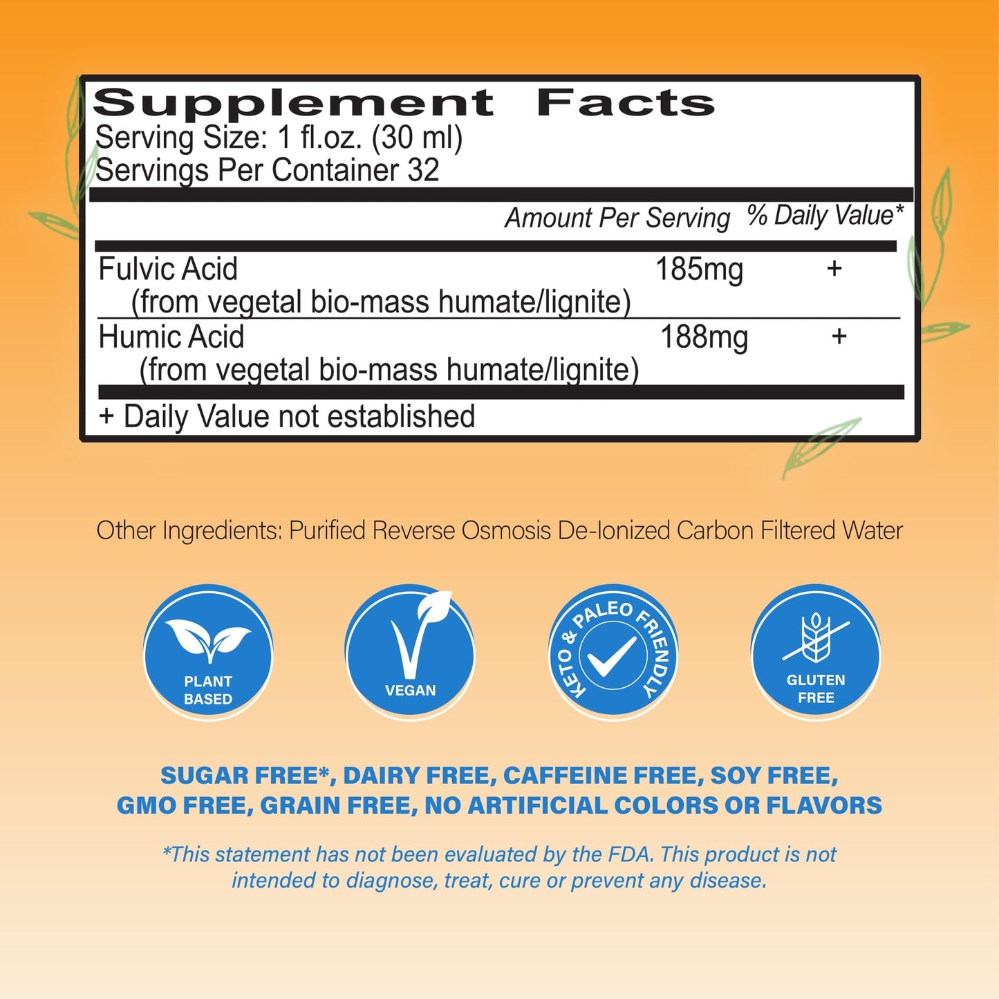 Vital Earth Minerals Detox & Wellness – Fulvic Humic Mineral Blend with 70+ Minerals, Electrolytes, 14 Liquid Pouches