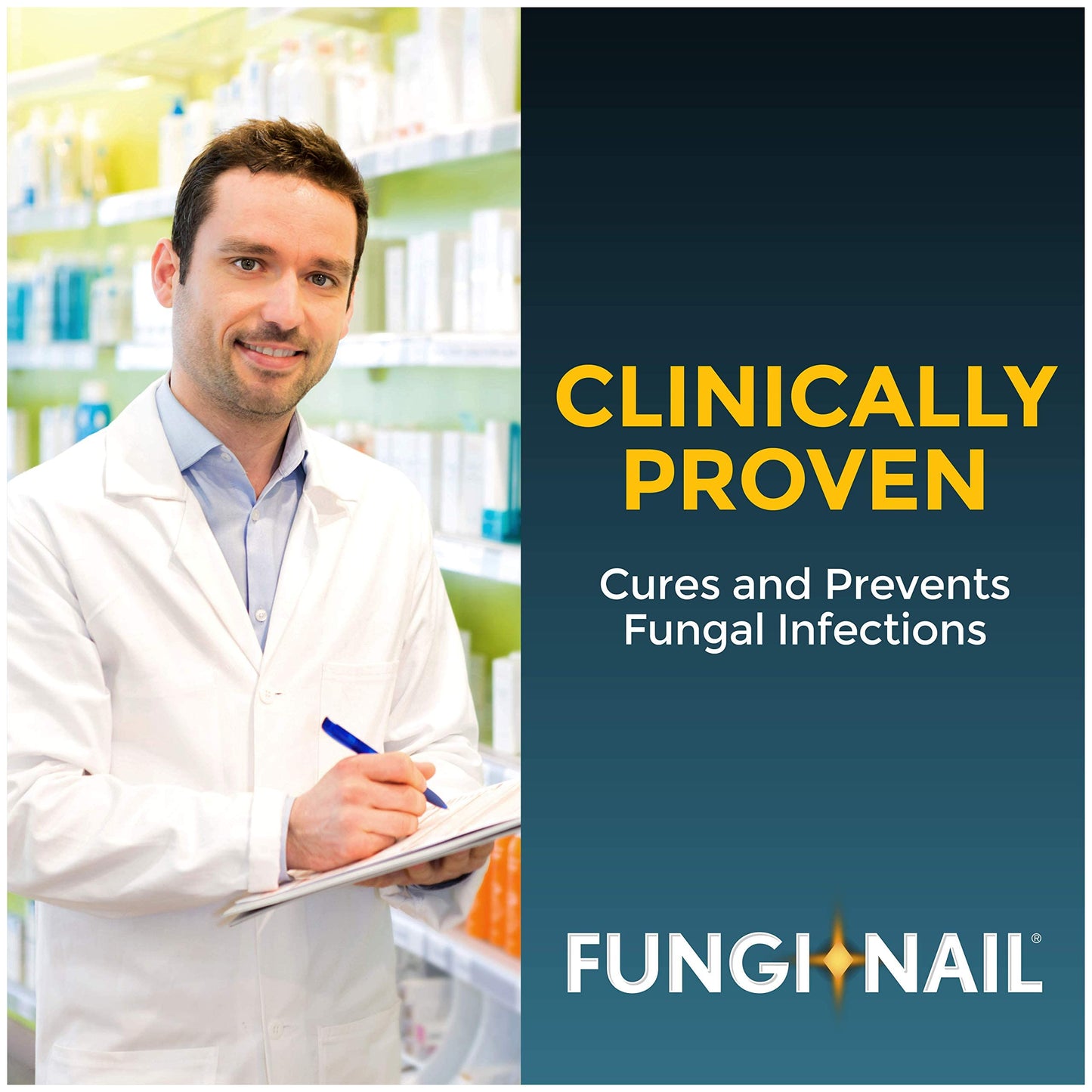 Fungi-Nail Anti-Fungal Liquid Solution – Tolnaftate 1% (Pack of 2, 1 oz Each)