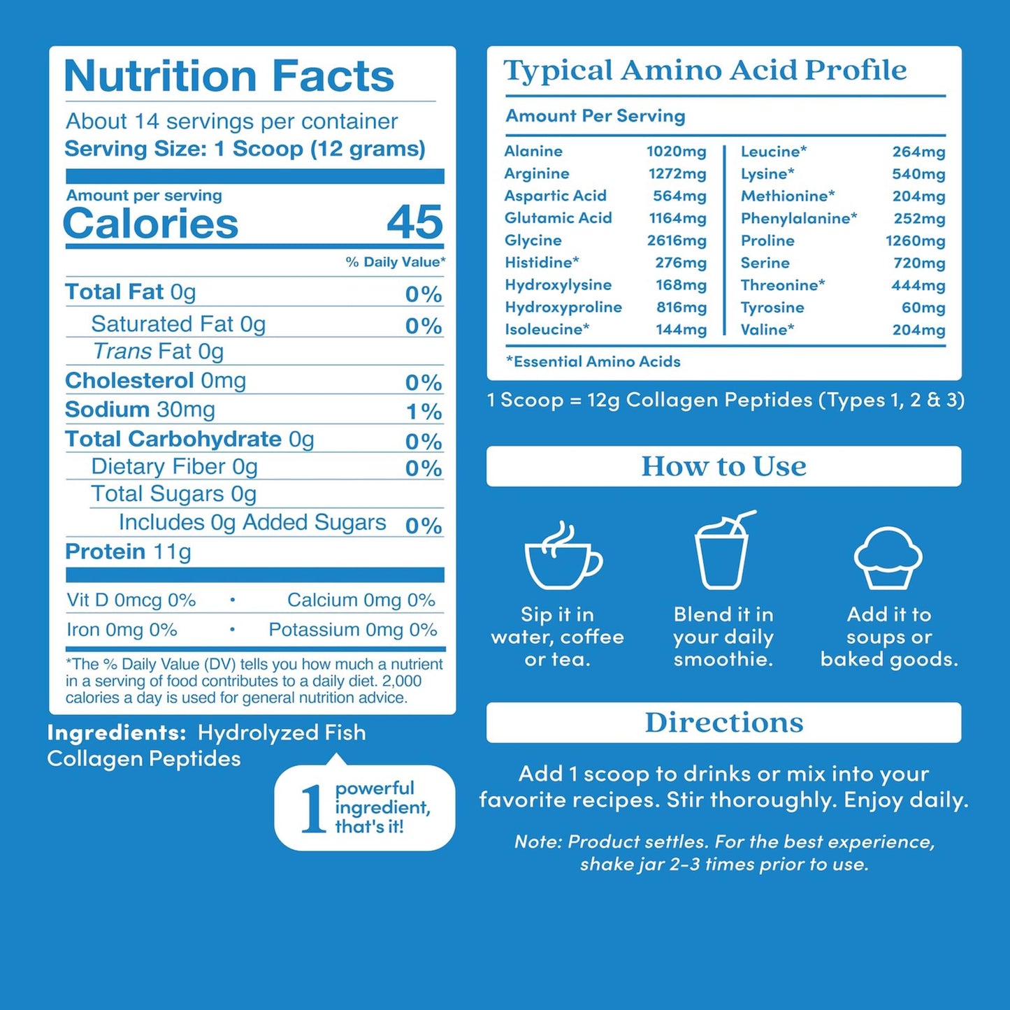 Further Food Marine Collagen Peptides - Unflavored, Wild-Caught & Sustainably Sourced
