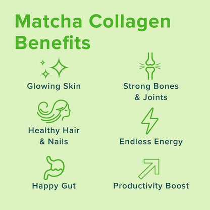Further Food Matcha Collagen Peptides Powder – Organic Matcha & Cordyceps, 10.62 oz