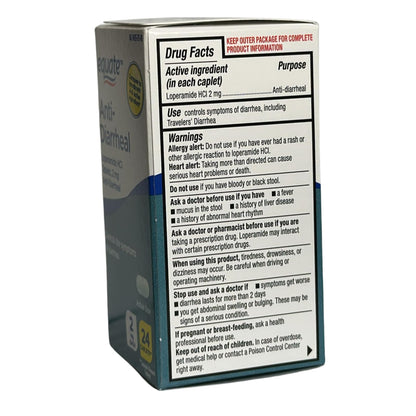 Loperamide 2 mg Anti-Diarrheal Caplets (24 Count) | Fusion Shop Store