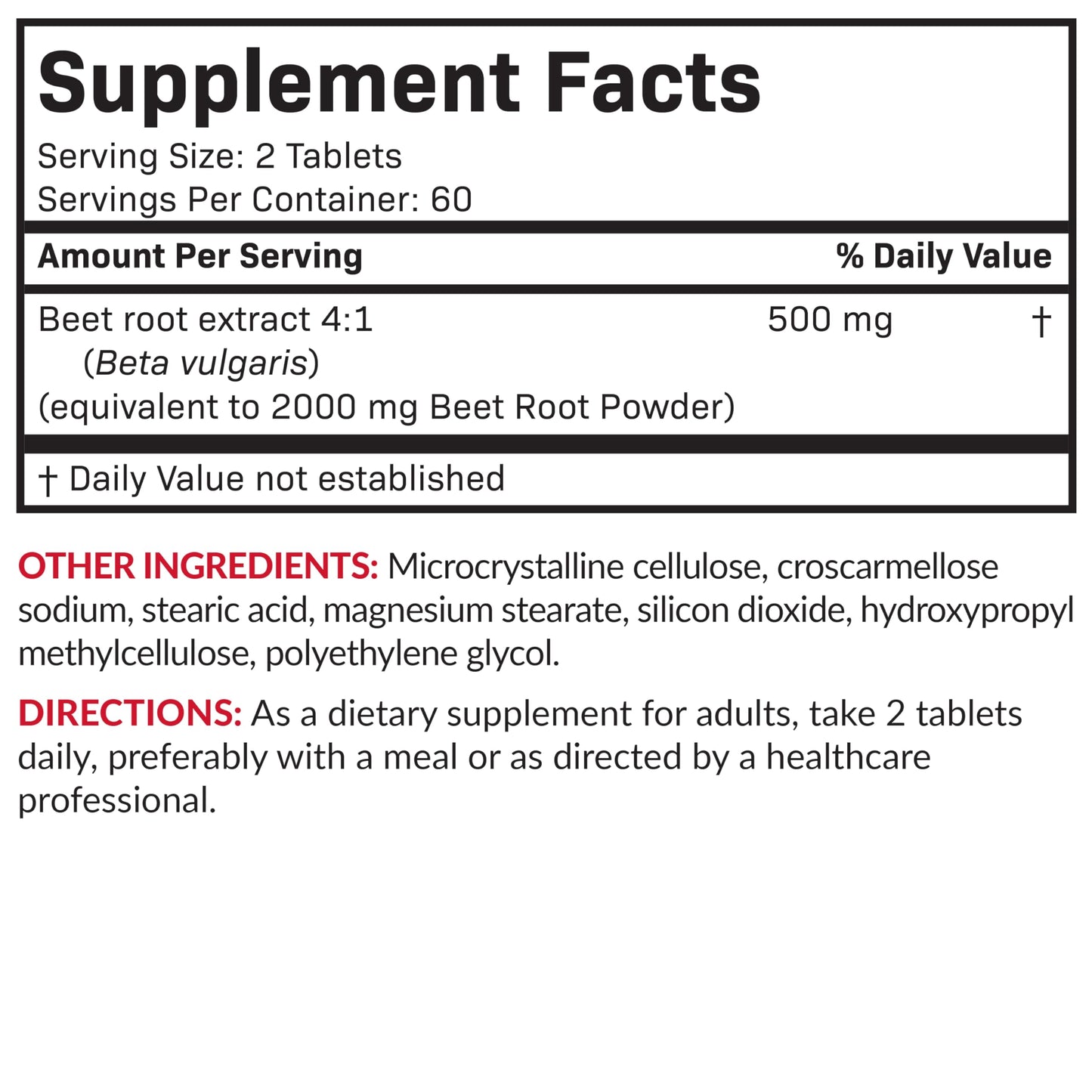 Futurebiotics Beet Root Extra Strength - Non-GMO, 120 Vegetarian Tablets
