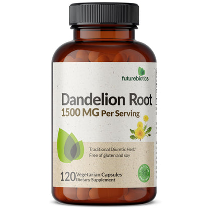 Futurebiotics Dandelion Root 1500 MG – Non-GMO, 120 Vegetarian Capsules