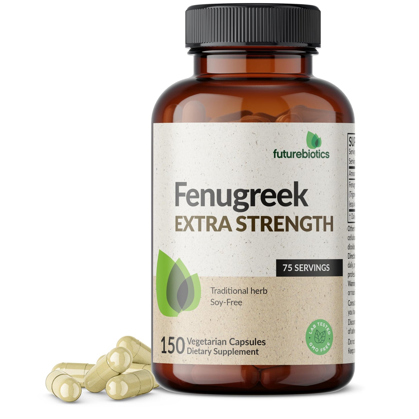Futurebiotics Fenugreek Extra Strength – Non-GMO, Vegan, 150 Capsules