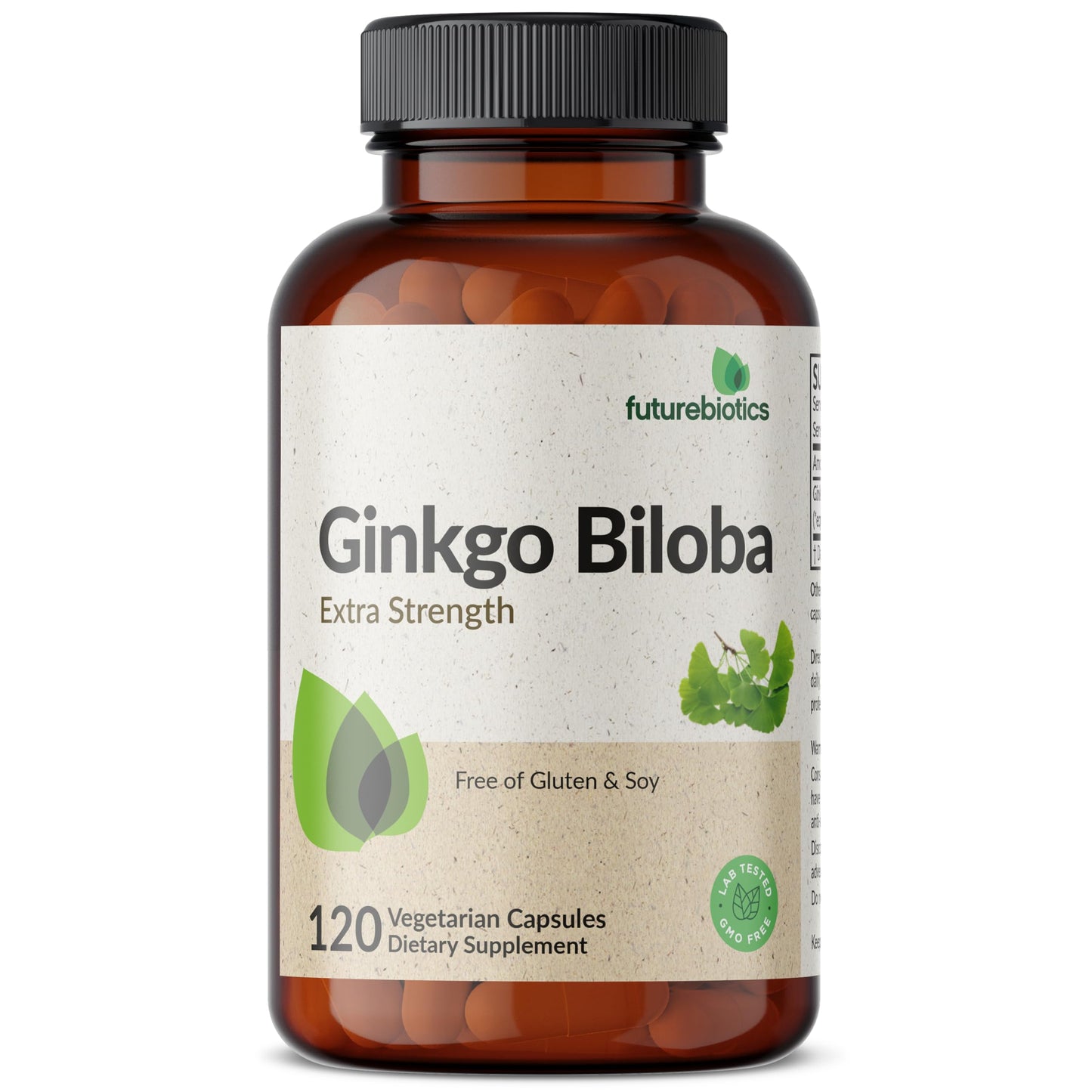 Futurebiotics Ginkgo Biloba Extra Strength – Brain Function & Memory Support (120 Veg Capsules)