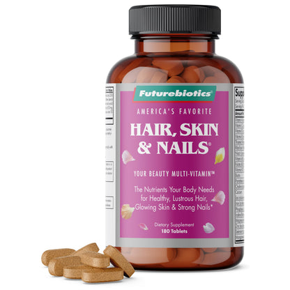 Futurebiotics Hair, Skin & Nails Beauty Multivitamin with Biotin – 180 Tablets