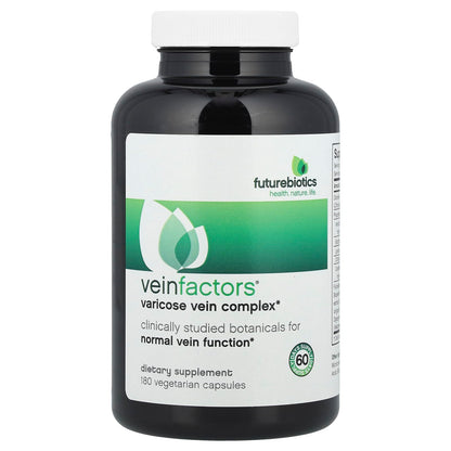 Futurebiotics VeinFactors, 180 Vegetarian Capsules – Potency-Enhanced Vascular Support