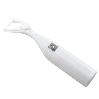 FveBzem Dental Floss Holder with 50m Waxed Floss – Ergonomic Interdental Tool