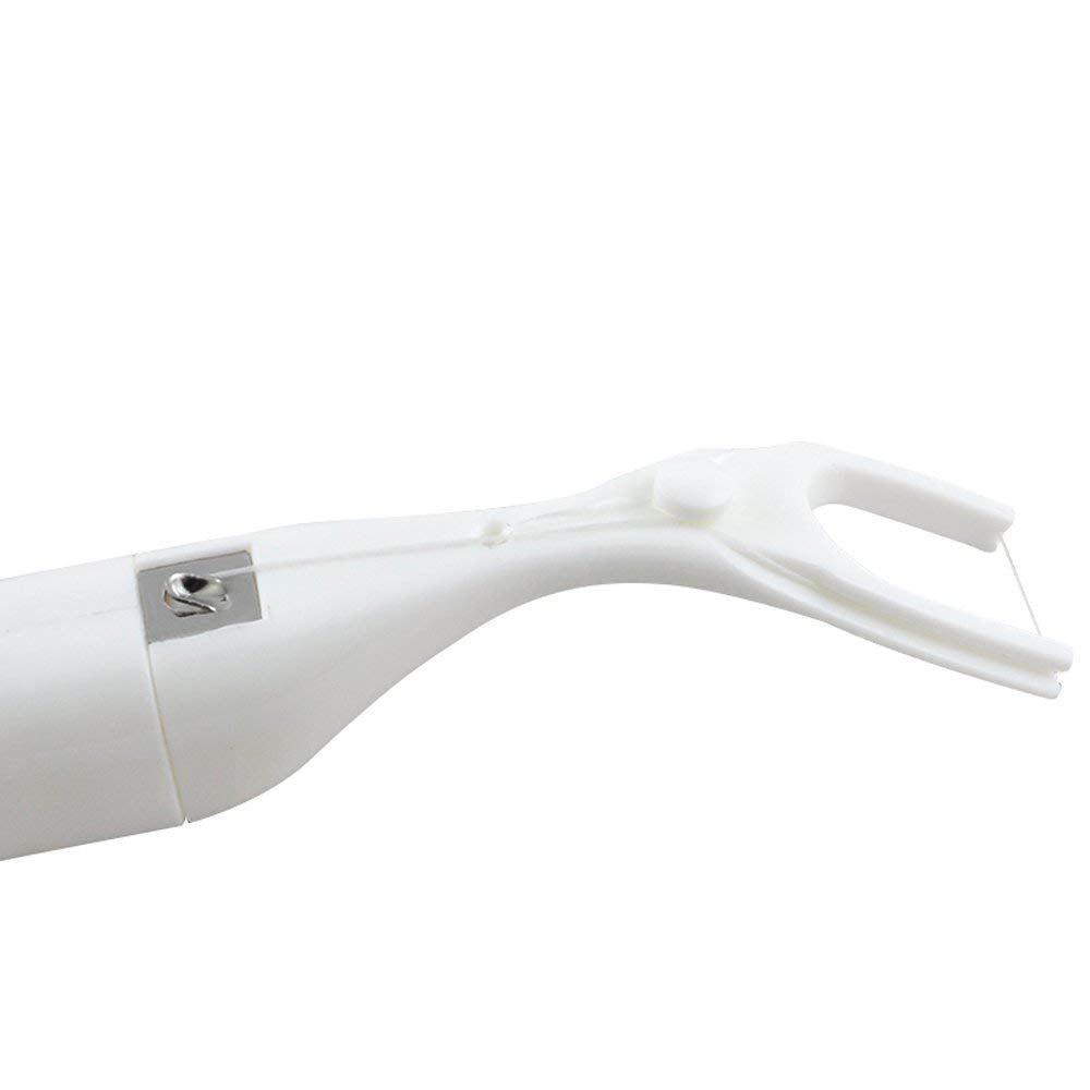 FveBzem Dental Floss Holder with 50m Waxed Floss – Ergonomic Interdental Tool