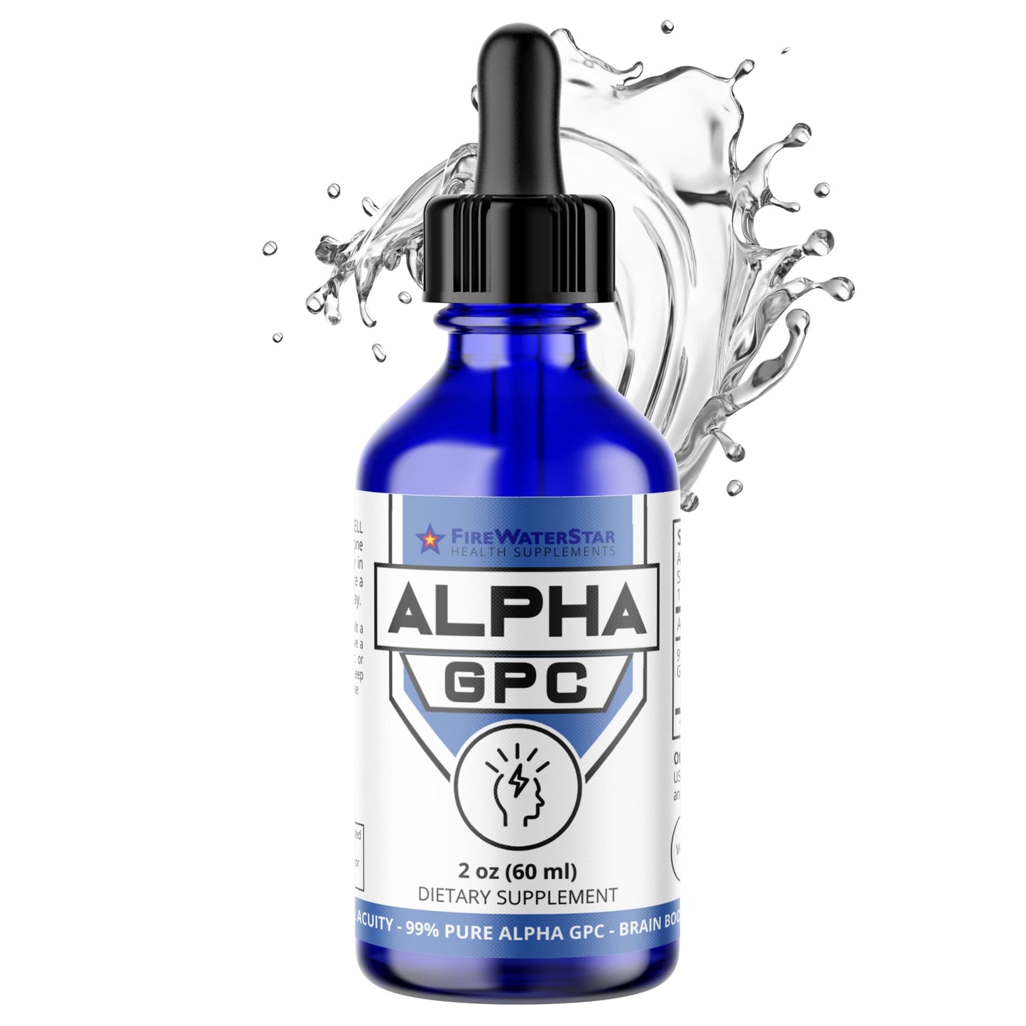 FWS Alpha GPC 300 mg – Liquid Choline for Memory & Focus | Organic & Non-GMO